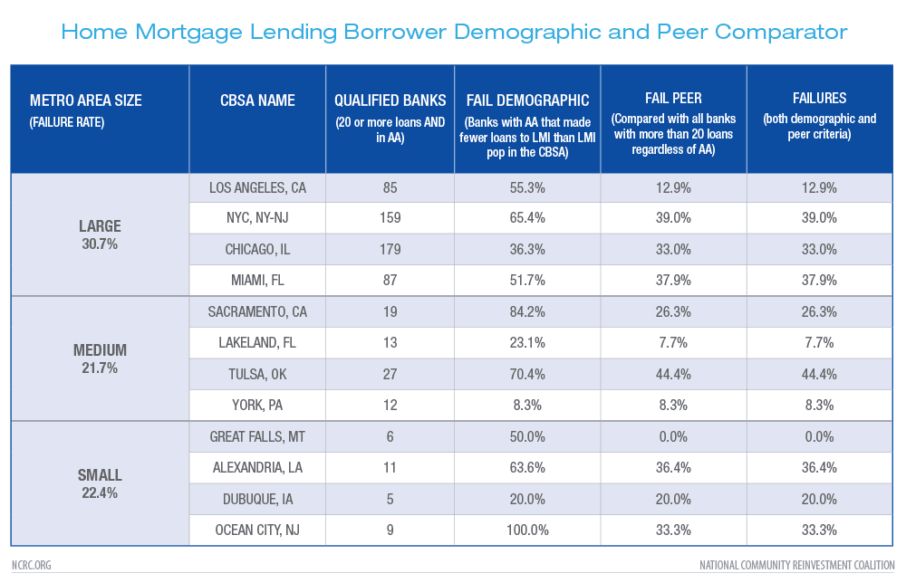 Home Mortgage Lending Borrower Demographic and Peer Comparator 