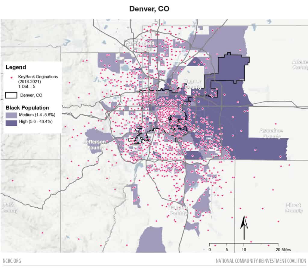 Denver, CO map