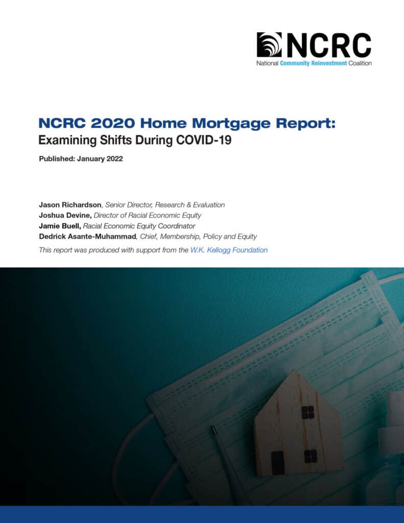 NCRC 2020 Home Mortgage Report cover