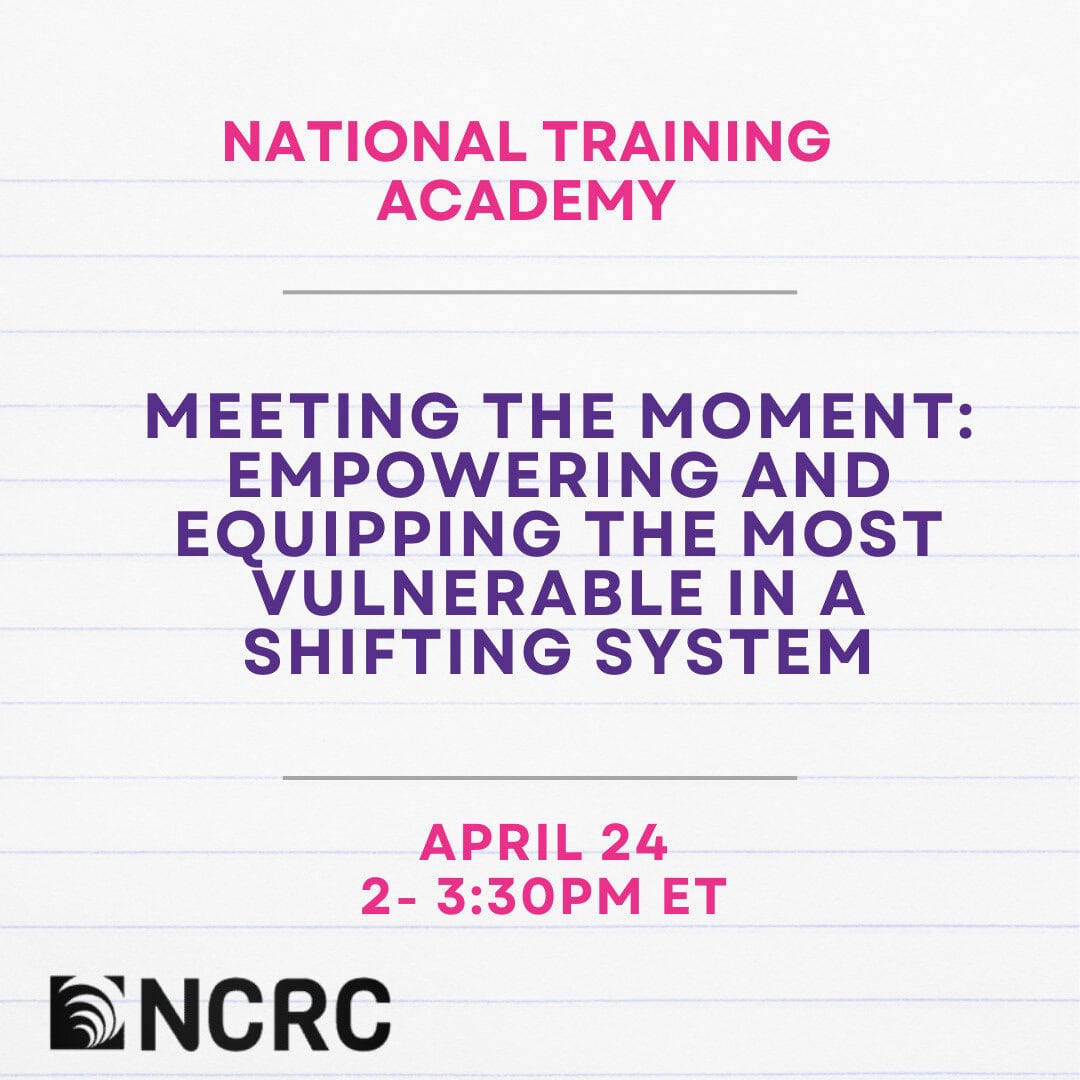 Meeting the Moment Empowering and Equipping the Most Vulnerable in a Shifting System